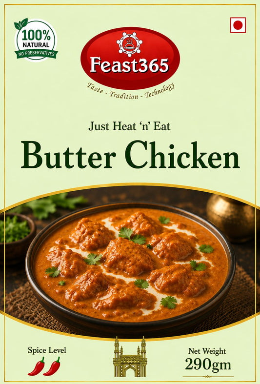 Feast365 Butter Chicken — Restaurant Flavour, Ready in 2 Minutes