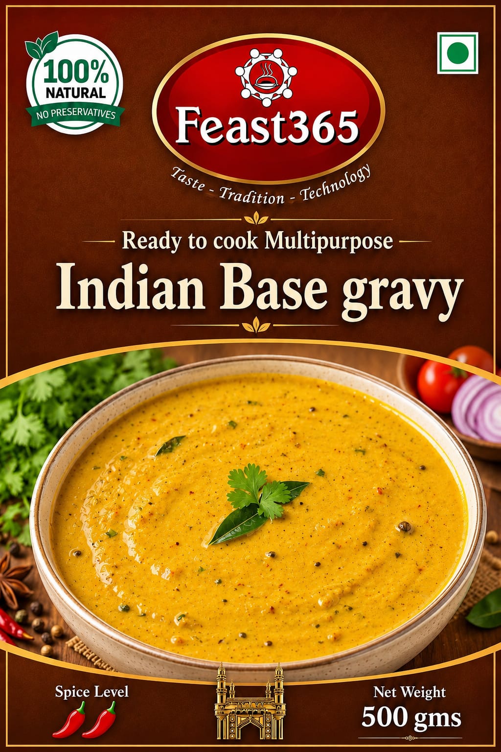Multipurpose Indian base gravy